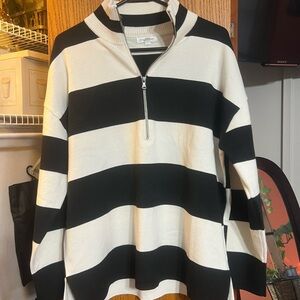 Blu Pepper stylish quarter zip sweater